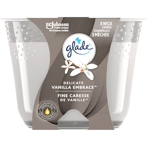 Glade&reg; 3-Wick Candle, Delicate Vanilla Embrace MAS Chibougamau