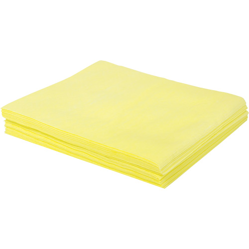 TaskBrand&reg; Medium-Duty Oil-Treated Duster, Polyester, Yellow MAS Chibougamau