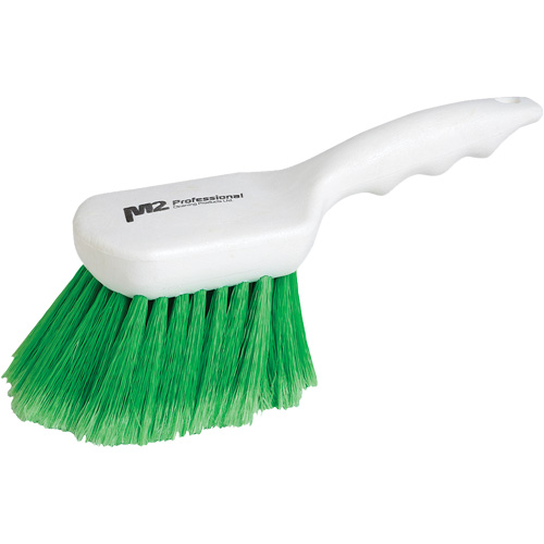 Brosse &agrave; recoins &agrave; manche court, 9" l, Soies Synth&eacute;tique, Vert MAS Chibougamau