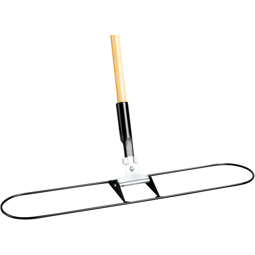 Support et manche pour vadrouille &agrave; &eacute;pousseter Clipper, 24", M&eacute;tal MAS Chibougamau