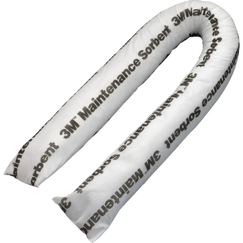 Maintenance Sorbent Mini-Boom, Universal, 4' L x 3" W, 15.6 gal Absorbancy MAS Chibougamau