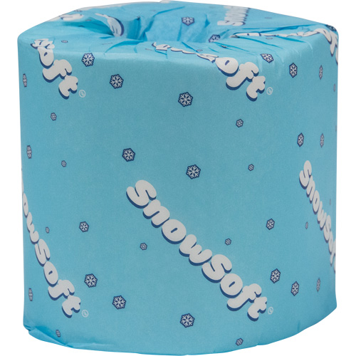 Snow Soft Premium Toilet Paper, 2 Ply, 420 Sheets/Roll, 122' Length, White MAS Chibougamau