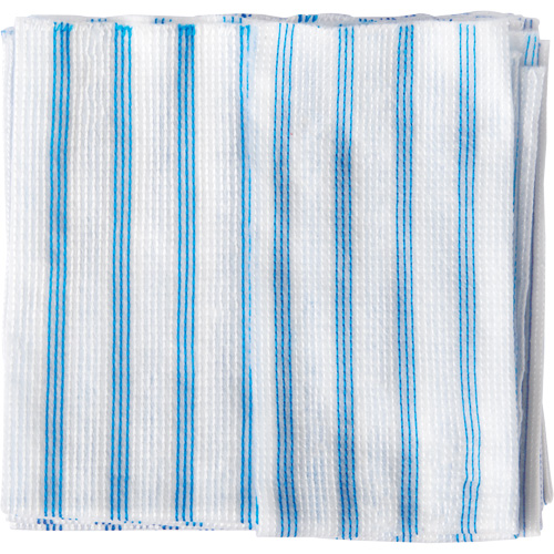 Chiffons jetables, Microfibre, Bleu/Blanc MAS Chibougamau