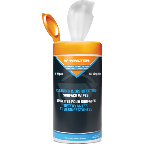 Disinfectant Cleaner Degreaser Surface Wipes, 12" x 5.5", 80 Count MAS Chibougamau