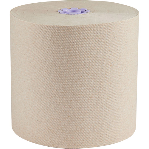 Essuie-mains bruns en fibres recycl&eacute;es &agrave; 100 % &agrave; enroulement serr&eacute; Essential, 1 pli, Standard, 700' lo MAS Chibougamau