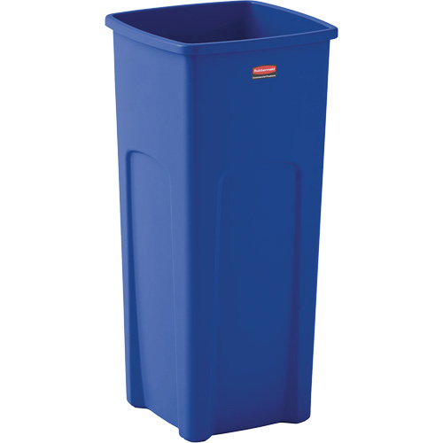Untouchable&reg; Square Recycling Container, Bulk, Plastic, 23 US gal. MAS Chibougamau