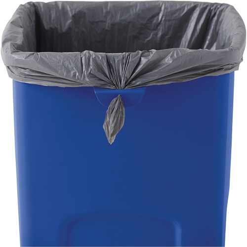 Untouchable&reg; Square Recycling Container, Bulk, Plastic, 23 US gal. MAS Chibougamau
