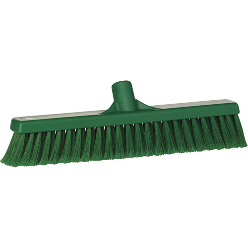 Balai-brosse pour particules fines, Crins Fin/&agrave; bout ouvrant, 16-1/4", Polypropyl&egrave;ne, Vert MAS Chibougamau