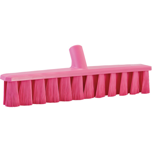 UST Soft Push Broom, Fine Bristles, 15-1/4", Polyester, Pink MAS Chibougamau