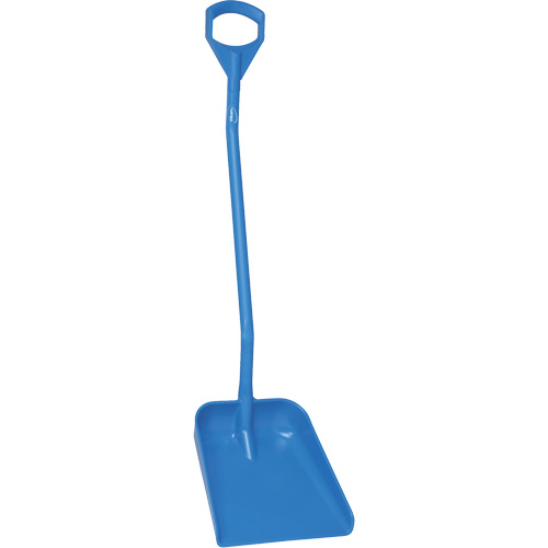 Pelle ergonomique &agrave; grande lame, Longueur de 51", Plastique, Bleu MAS Chibougamau