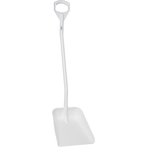 Pelle ergonomique &agrave; grande lame, Longueur de 51", Plastique, Blanc MAS Chibougamau