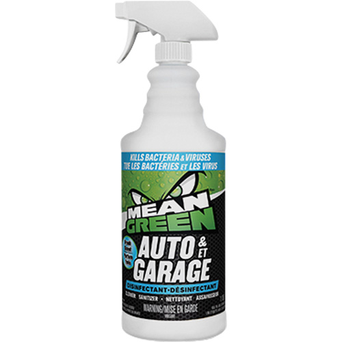 D&eacute;sinfectant pour lautomobile et le garage Mean Green, 1,18 L, Bouteille &agrave; g&acirc;chette MAS Chibougamau