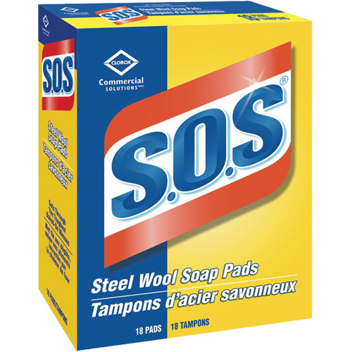 Tampons en laine d'acier saponifi&eacute;e S.O.S MAS Chibougamau