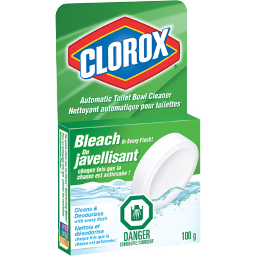 Nettoyant automatique &agrave; l'eau de Javel pour toilettes, 100 g, Tampon MAS Chibougamau