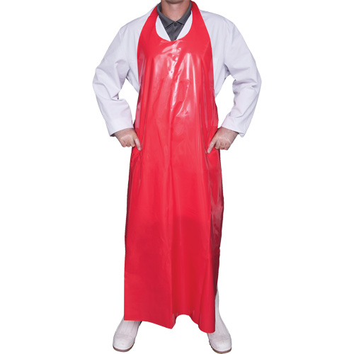 Top Dog 8 Mil. Apron, Polyurethane, 50" L x Red MAS Chibougamau