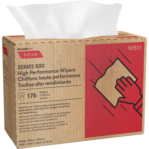 Essuie-tout Spunlace haute performance Pro Tuff-Job, Tout usage, 12-1/2" lo x 9-1/4" la MAS Chibougamau