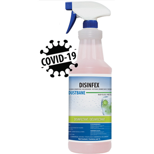 Nettoyant, d&eacute;sinfectant et d&eacute;sodorisant Disinfex, 1 L, Bouteille MAS Chibougamau