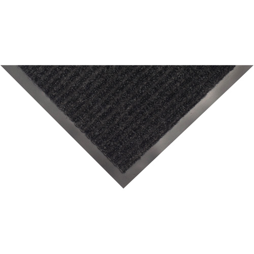 Twin Rib Matting, Wiper/Scraper, 3' x 5' x 1/4", Charcoal MAS Chibougamau
