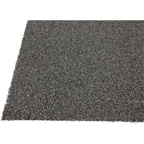 Tapis dint&eacute;rieur/ext&eacute;rieur Tundra, Latex/Polypropyl&egrave;ne, Grattoir Type, Motif Velours touffet&eacute;, 3-1/2' x 10', Charbon MAS Chibougamau
