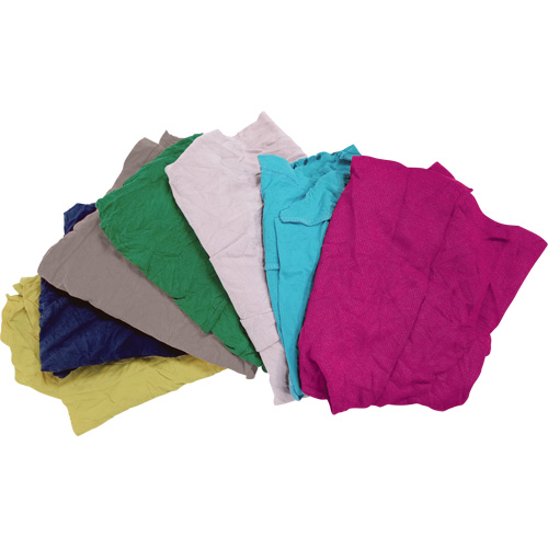 Chiffons fabriqu&eacute;s &agrave; partir de mat&eacute;riaux recycl&eacute;s, Coton, M&eacute;lange de couleurs, 10 lb MAS Chibougamau