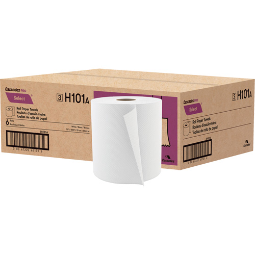 Rouleau de papier essuie-tout PRO Select, 1 pli, Standard, 1000' lo MAS Chibougamau