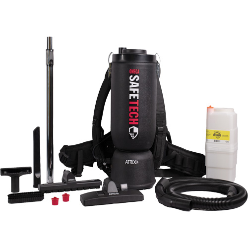 Omega SafeTech HEPA Backpack Vacuum MAS Chibougamau