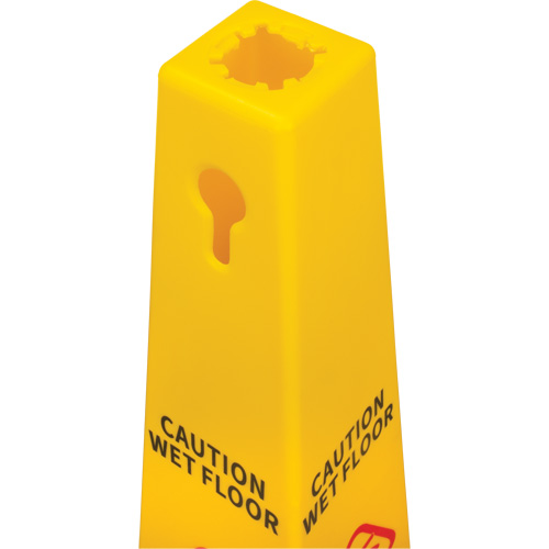 Wet Floor Safety Cone, Bilingual with Pictogram MAS Chibougamau