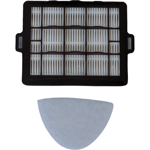 Ensemble de pr&eacute;filtre HEPA pour moteur et filtre d'&eacute;chappement en mousse pour aspirateur sac-&agrave;-dos Ergo et Ergo Pro MAS Chibougamau