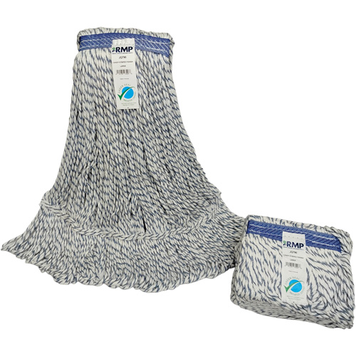 T&ecirc;te de vadrouille ray&eacute;e, Finition de plancher, Synth&eacute;tique, 24 oz, Style Boucle MAS Chibougamau