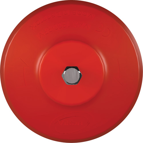 Brosse ronde HyDrive pour perceuse, Soies Tr&egrave;s ferme, Longueur de 3-1/10", Rouge MAS Chibougamau