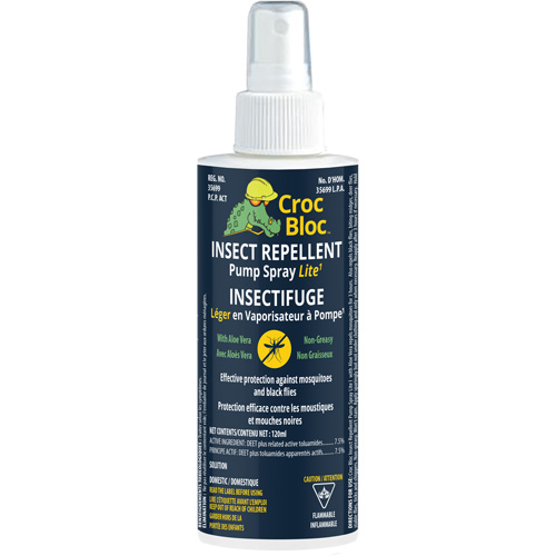 Insect Repllent, 10% DEET, Spray, 40 oz. MAS Chibougamau