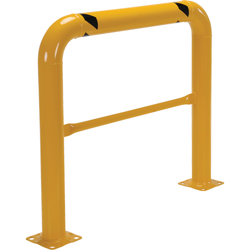 High Profile Machinery Guards, 4' W x 3.5' H, Yellow MAS Chibougamau