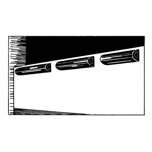 D&eacute;fenses de quai en caoutchouc refoul&eacute;, Caoutchouc, 4-1/2" la x 12" lo x 3-3/4" p MAS Chibougamau