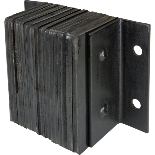 Laminated Dock Bumpers, Horizontal, Rubber, 12" W x 6" D x 10" H MAS Chibougamau