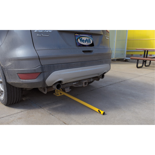 Butoirs repliables, Acier, 42" h x 1-3/4" la, Jaune MAS Chibougamau