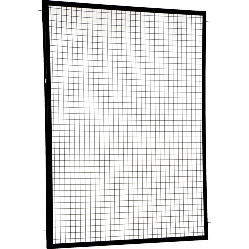 Panneau de protection p&eacute;rim&eacute;trique ajustable, 6' h x 5' la, Noir MAS Chibougamau
