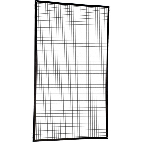 Panneau de protection p&eacute;rim&eacute;trique ajustable, 8' h x 5' la, Noir MAS Chibougamau
