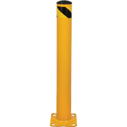 Bollard, Steel, 36" H x 4-1/2" W, Yellow MAS Chibougamau