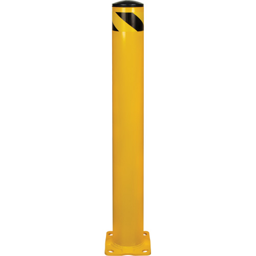Butoir de s&eacute;curit&eacute;, Acier, 42" h x 5-1/2" la, Jaune MAS Chibougamau
