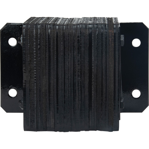 Laminated Dock Bumpers, Horizontal, Rubber, 12" W x 4" D x 10" H MAS Chibougamau