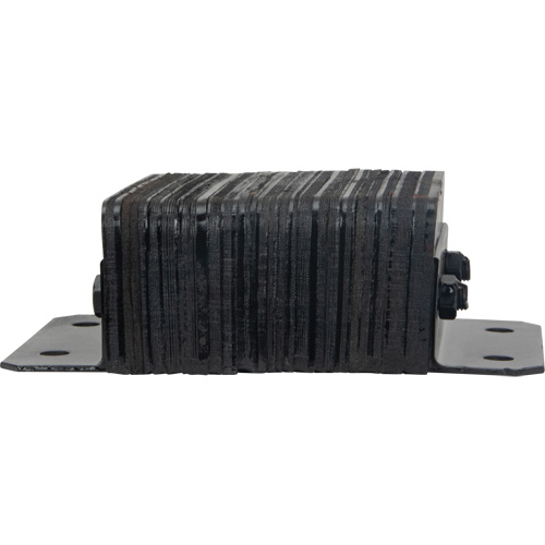 Laminated Dock Bumpers, Horizontal, Rubber, 12" W x 4" D x 10" H MAS Chibougamau