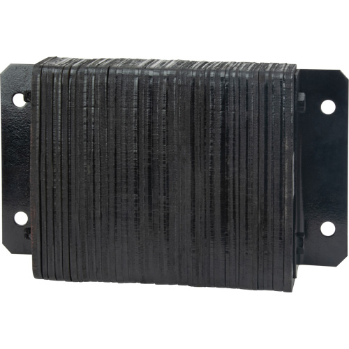 Laminated Dock Bumpers, Horizontal, Rubber, 18" W x 4" D x 12" H MAS Chibougamau