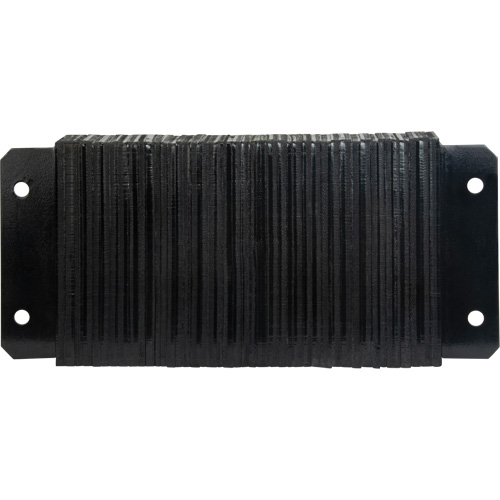 Laminated Dock Bumpers, Horizontal, Rubber, 24" W x 4" D x 12" H MAS Chibougamau
