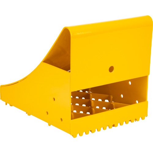 Cales-roue pour la glace, Acier, Jaune, 8-1/16" la x 10-5/8" p x 8-13/16" h MAS Chibougamau