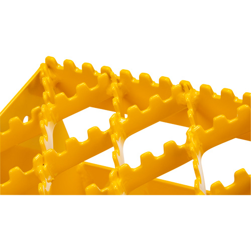 Cales-roue pour la glace, Acier, Jaune, 8-1/16" la x 10-5/8" p x 8-13/16" h MAS Chibougamau