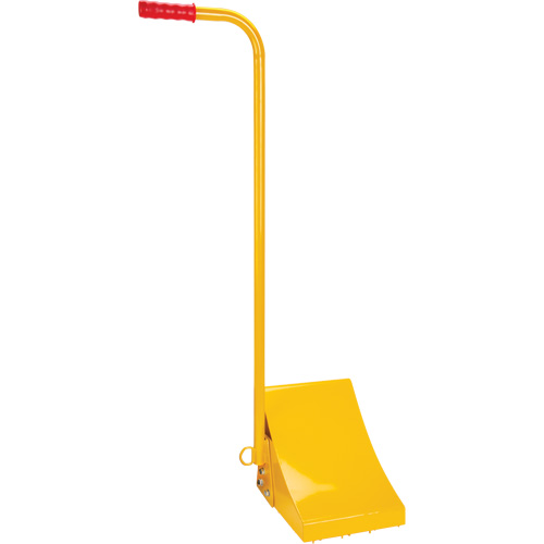 Cale de roue pour la glace avec poign&eacute;e ergonomique, Acier, Jaune, 8-1/16" la x 10-5/8" p x 8-13/16" h MAS Chibougamau