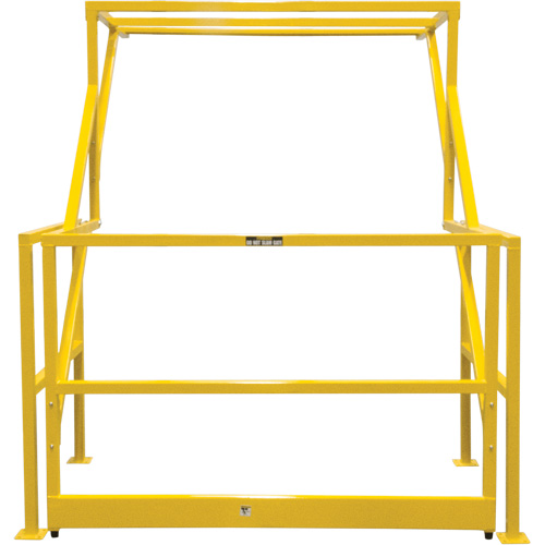 Mezzanine Safety Gate, 70" L x 77" H, 78" Raised, Yellow MAS Chibougamau