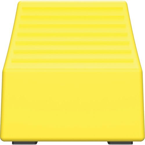 Checkers Safety Heavy-Duty Ultra Class Mining Wheel Chock without Bracket, HDPE, Yellow, 14-1/2" W x 17-1/2" D x 16" H MAS Chibougamau