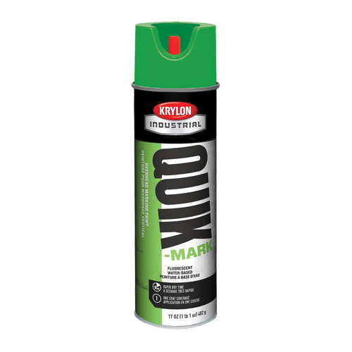 Industrial Quik-Mark Water-Based Overhead Marking Paint, 17 oz., Aerosol Can MAS Chibougamau