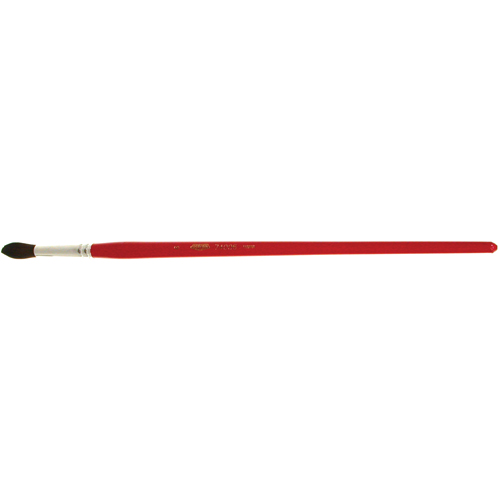 Round Marking Paint Brush, 9/32" Brush Width, Camel Hair, Wood Handle MAS Chibougamau